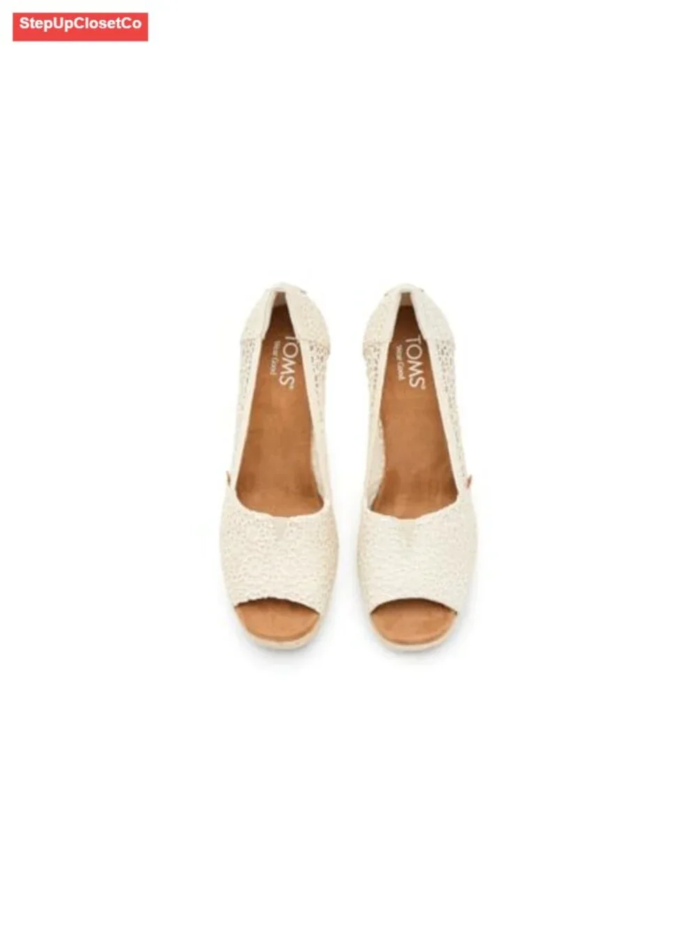 Women's Essential Wedge Peep Toe Slingback Sandals Jute Wedge Heel